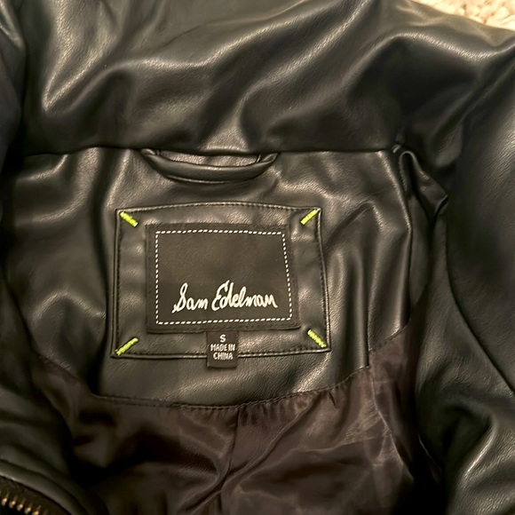 Sam Edelman women’s black puffer size small - Picture 6 of 8